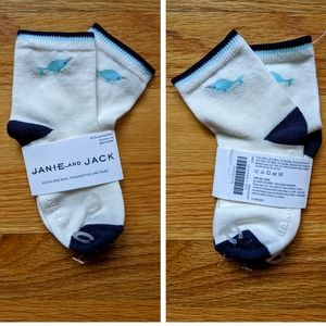 JANIE AND JACK Dolphin Socks l 18-24M NWT